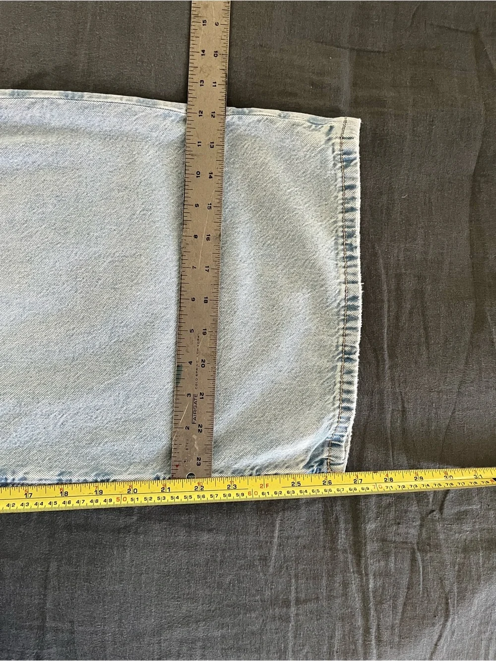 American Eagle Outfitters Light Blue Ultra Wide-Leg Jeans 8 Short
